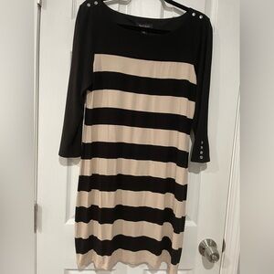 White house Black market Striped long sl